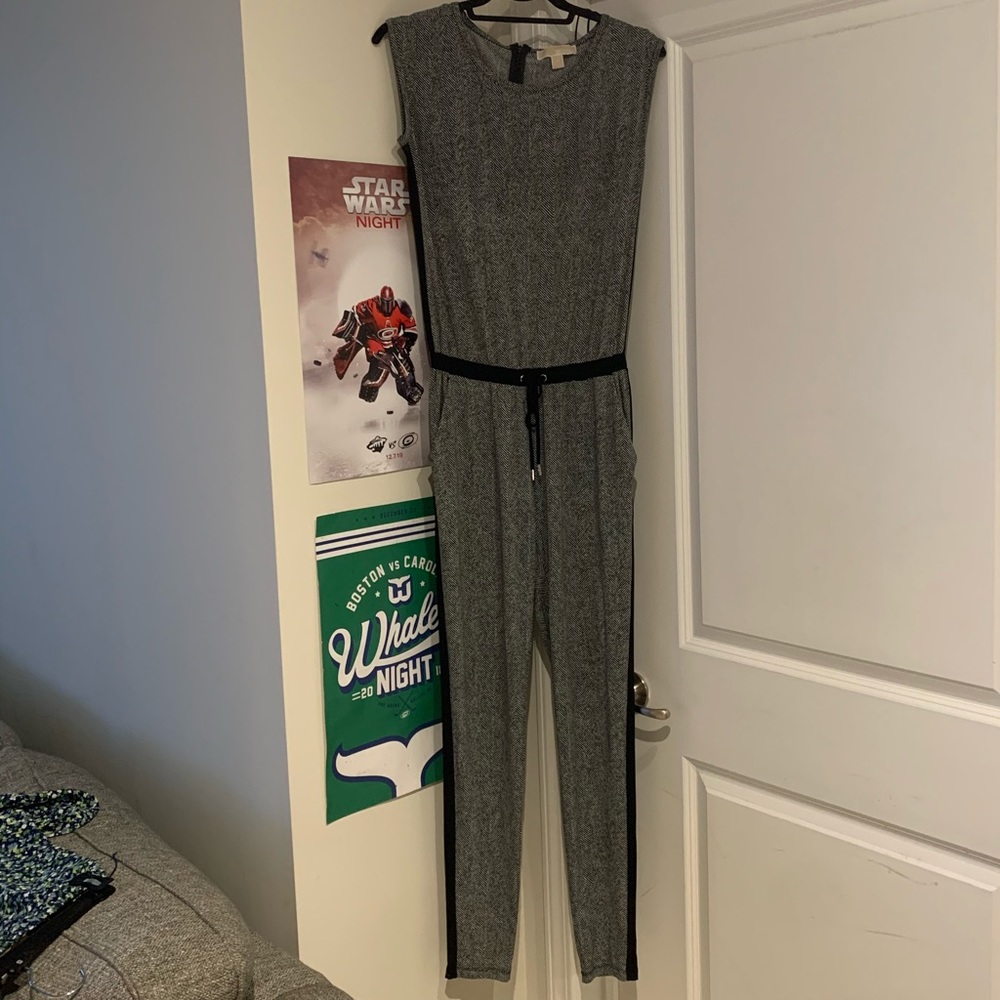 Michael Kors Herringbone Drawstring Jumpsuit - image 5